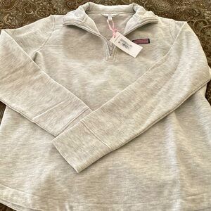 Women's Vineyard Vines Brushed Terry Relaxed Shep Shirt, Sz S